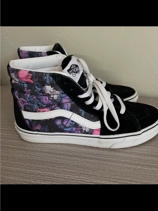 Vans Shoes - Vans High Top Sneakers Warped Floral Mens 6.5 Womens 8